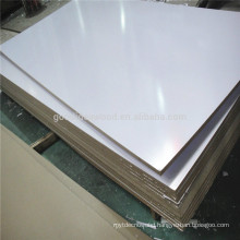 ISO9001:2008 export standard packing warm white color 4*8 melamine mdf